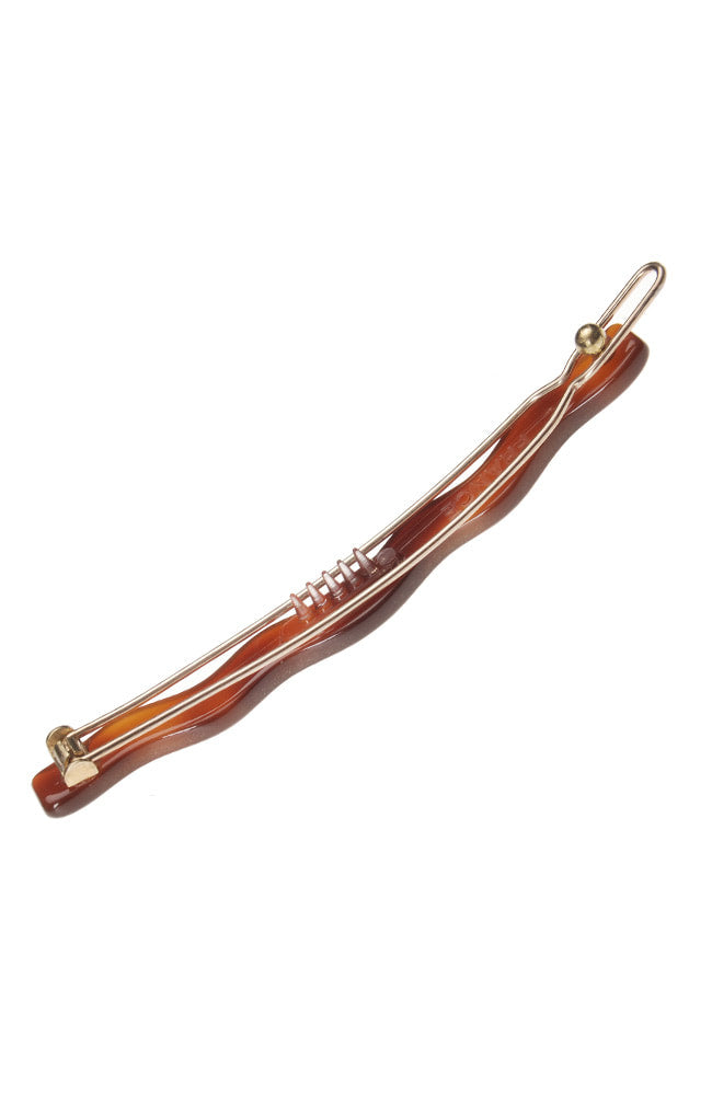 Wavy Tige Boule Barrette - Classic