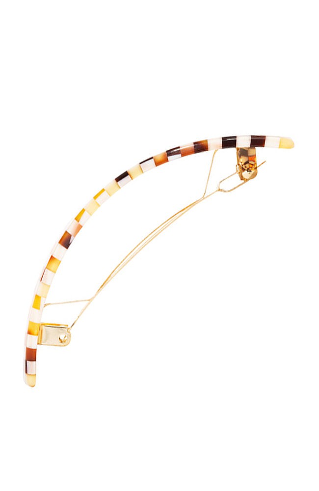Rectangle Volume Barrette - French Classic