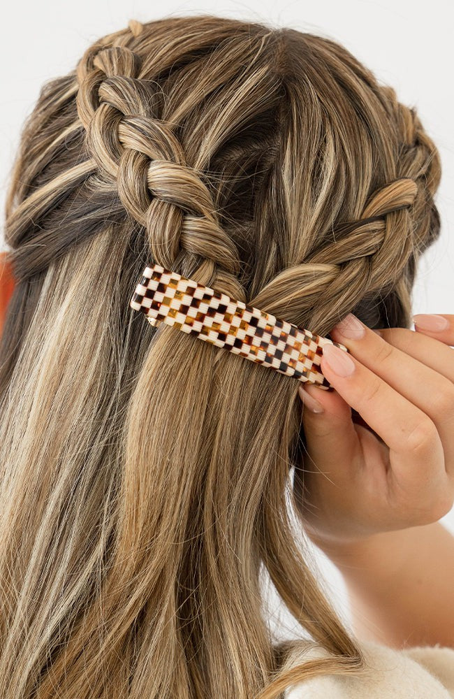Classic Rectangle Barrette - French Classic