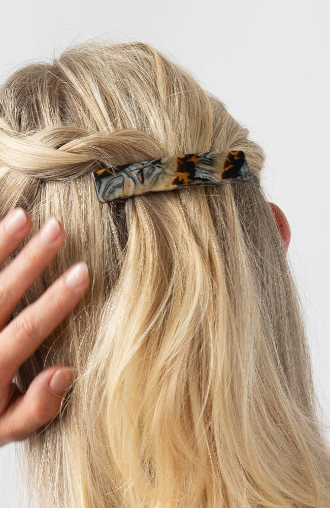 Classic Rectangle Barrette - French Classic