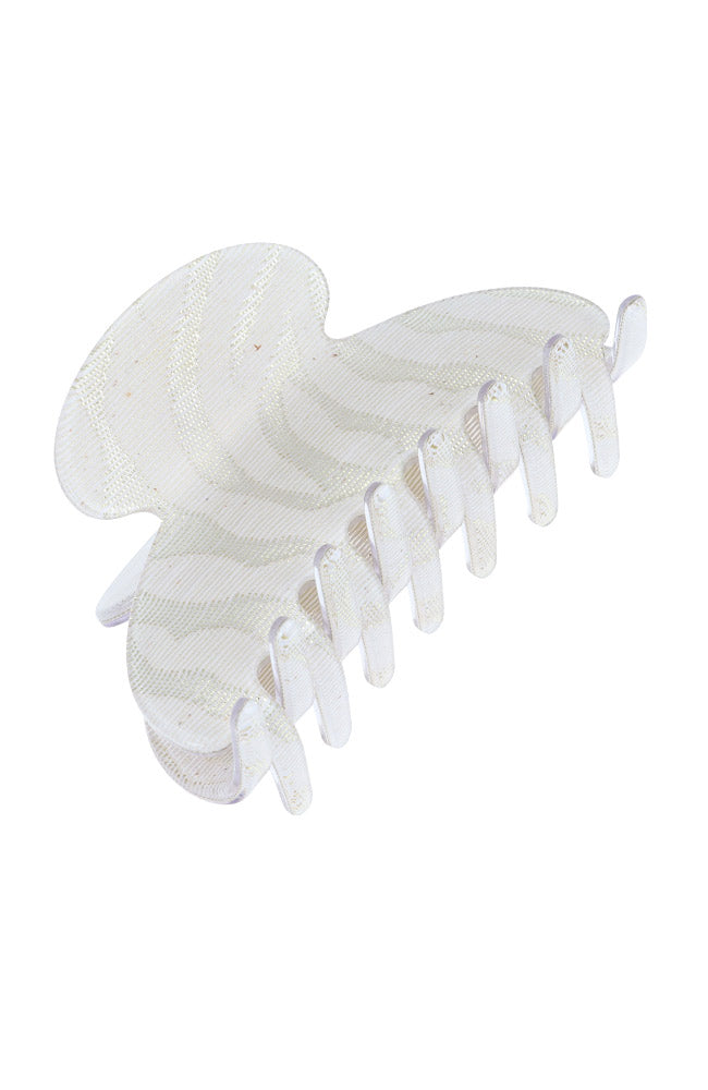 Couture Claw Clip - Metallic Zebra