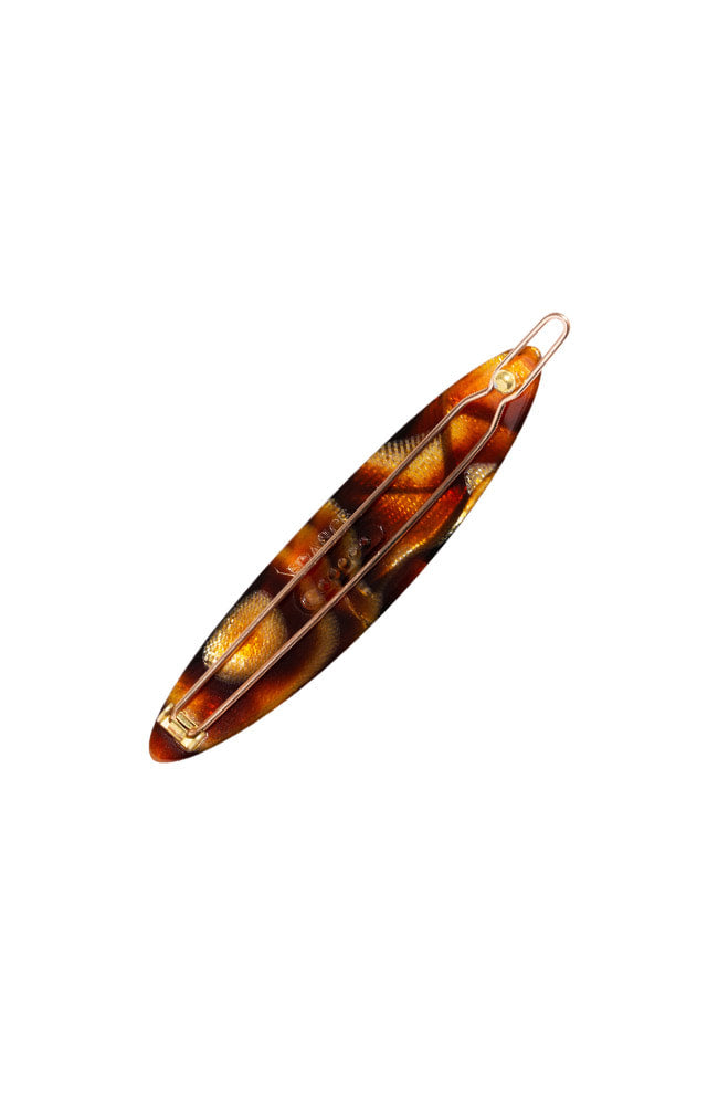 Oblong Tige Boule Barrette - Classic