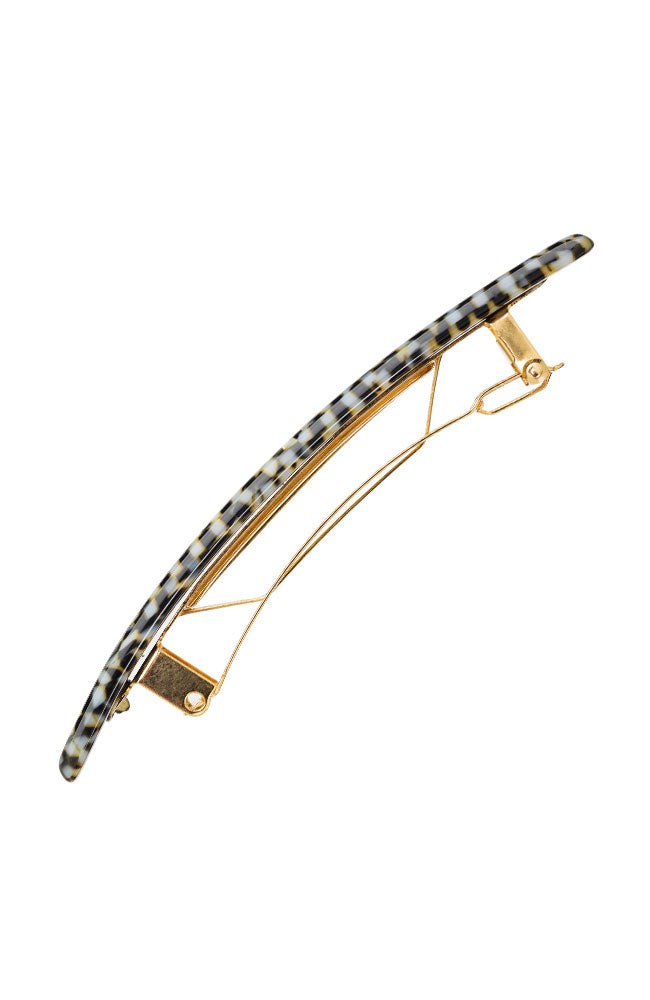 Small Luxury Rectangle Barrette - Classic