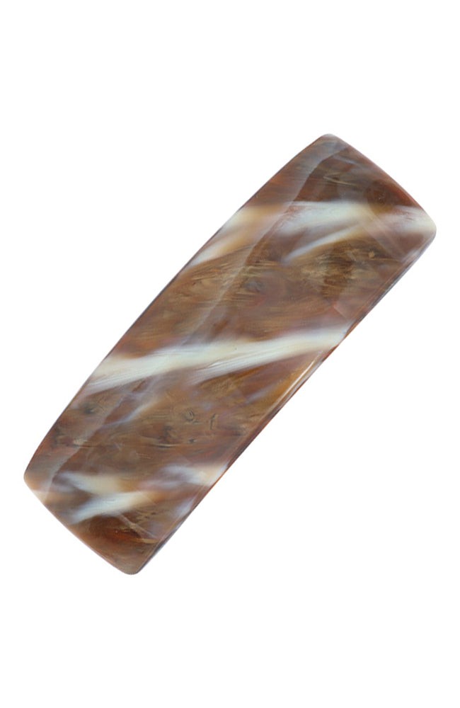 Rectangle Volume Barrette - French Classic