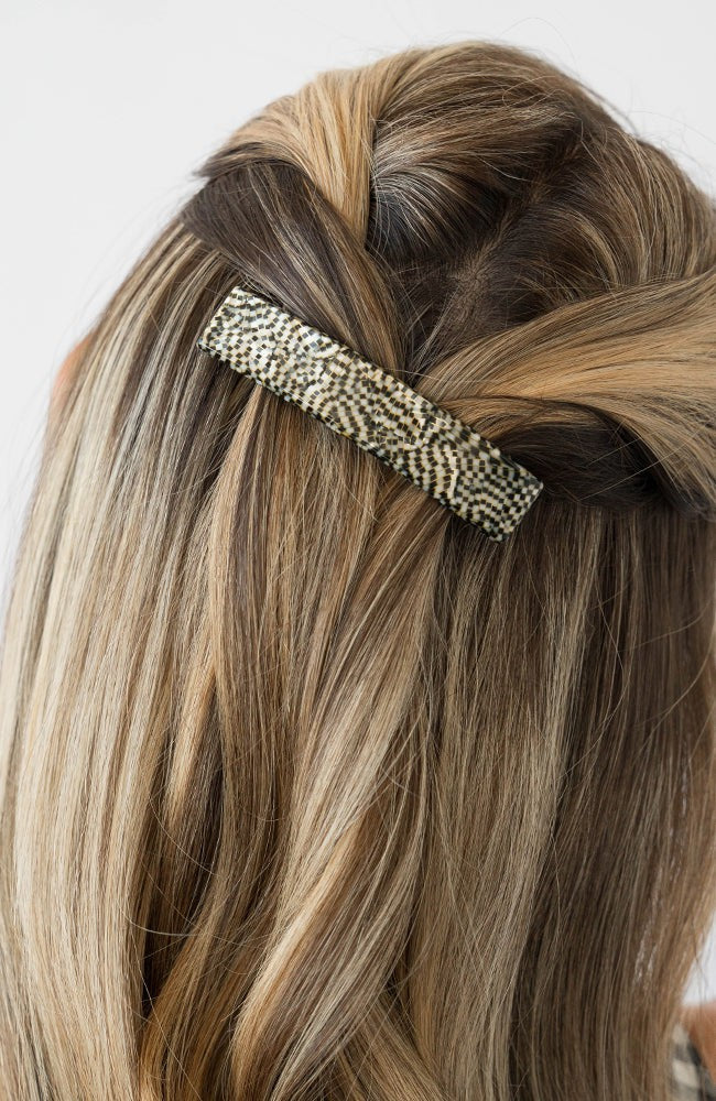 Classic Rectangle Barrette - French Classic