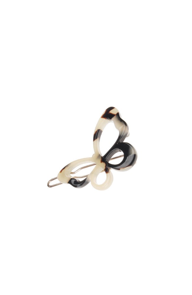 Small Cutout Butterfly Tige Boule Barrette - Classic